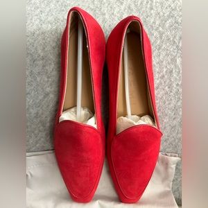 PRISTINE! M.Gemi “ The Elisa “ Pink Suede Loafers -Size 39.5